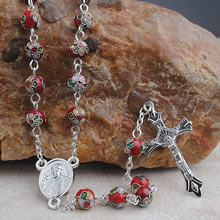 Cloisonne beads rosary